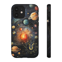 Mystical Galaxy & Taurus Zodiac Cell Phone Tough Case