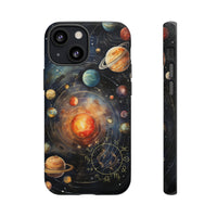 Mystical Galaxy & Pisces Zodiac Cell Phone Tough Case