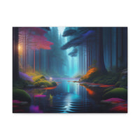 Serene Mystical Forest Canvas Gallery Wraps