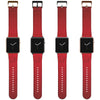 Aquarius Zodiac Birth Sign Apple Leather Watch Band in Red