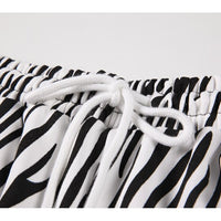 Hip-Hop Street Trend Zebra Sweatpants