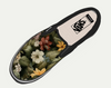 Camouflage Floral Authentic Vans Slip-on Shoes