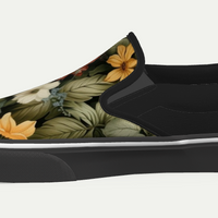 Camouflage Floral Authentic Vans Slip-on Shoes