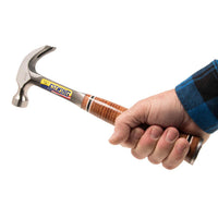 Estwing 20 oz. Smooth Face Curved Claw Hammer - Leather Grip