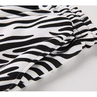 Hip-Hop Street Trend Zebra Sweatpants