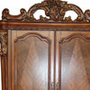 38" Brown Wood Cabinet Enclosed Storage Entertainment Center