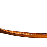 35.5" X 216" X 27" Wooden Canoe With Ribs