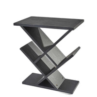 19" X 12" X 21.5" Black  Accent Table