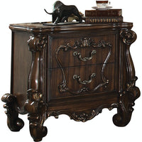 31" Brown Two Drawers Nightstand