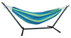 Blue And Green Stripe Classic 2 Person Hammock With Stand