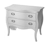 34" White Solid Wood Two Drawer Standard Chest