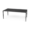 Minimal Black Iron Rectangular Coffee Table