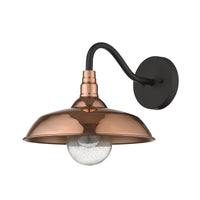 Burry 1-Light Copper Wall Light