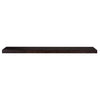 75" Dark Espresso Brown Wooden Floating Shelf