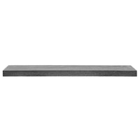 43" Dark Gray Whitewash Wooden Floating Shelf