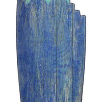 Vintage Sharkbite Blue Surfboard Wall Décor