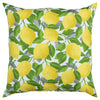 Yellow Lemon Tree Indoor Outdoor Throw Pillow