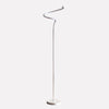 51" White LED Novelty Curvy Spiral Floor Lamp