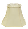 17" Ivory Inverted Rectangle Shantung Lampshade