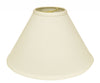 15" Ivory Deep Cone Slanted No Slub Lampshade