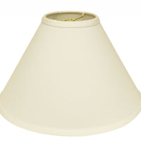 15" Ivory Deep Cone Slanted No Slub Lampshade