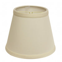 8" Ivory Empire Hardback Slanted No Slub Lampshade