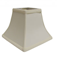 10" Ivory Square Bell No Slub Lampshade