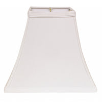 12" White Squre Bell No Slub Lampshade