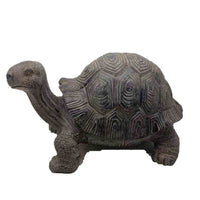 11" Dark Brown Tortoise Indoor Outdoor Statue