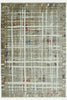 5' X 8' Ivory Abstract Dhurrie Area Rug