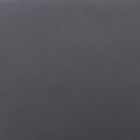 26" Gray Faux Leather Backless Modern Swivel Bar
