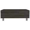 32" Carbon Espresso Manufactured Wood Rectangular Lift Top Coffee Table With Drawer And Shelf