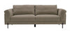 Contemporary 84" Tan Sofa With Two Cushions
