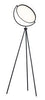 60" Black LED Tripod Color Changing Floor Lamp With Globe