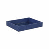 10" Navy Blue Rectangular Wood Handmade Tray