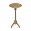 24" Beige Manufactured Wood Round End Table