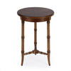 26" Brown Manufactured Wood Round End Table