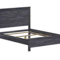 Solid Wood Twin Grey Bed Frame