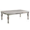 24" Platinum Manufactured Wood Rectangular Coffee Table