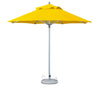 13' Yellow Polyester Round Market Patio Umbrella