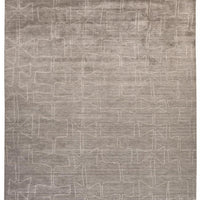 10' X 13' Gray Taupe And Ivory Abstract Hand Woven Area Rug
