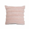 20" X 20" Pearl Blush And Peach 100% Cotton Zippered Pillow