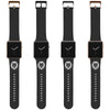 Leo Zodiac Birth Sign Apple Leather Watch Band in Black