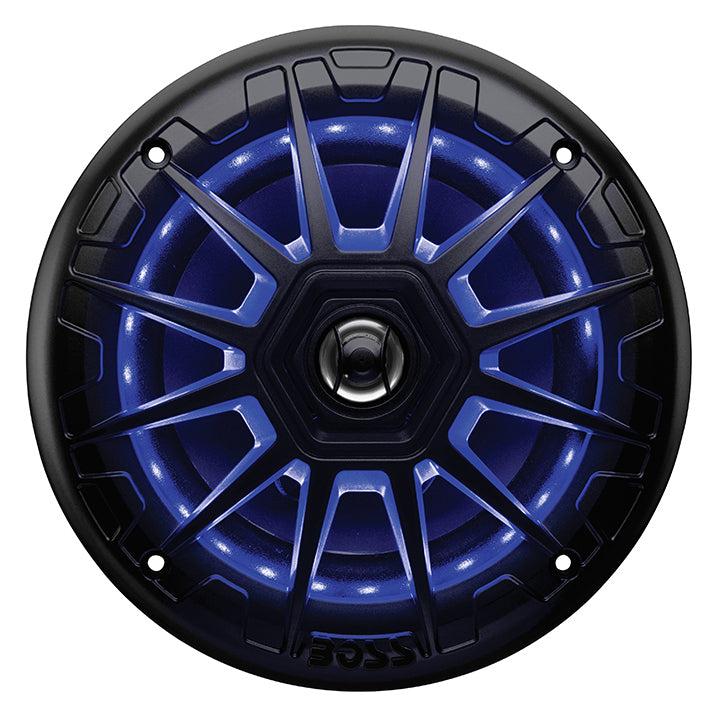 Boss Audio Marine 6.5" 2-Way Speaker with RGB LED Illumination (Black)