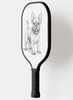 French Bull Dog Pickleball Paddle