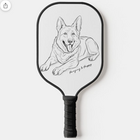 German Shepherd Pickleball Paddle