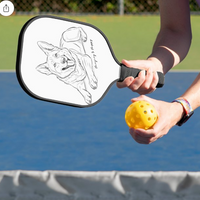 German Shepherd Pickleball Paddle