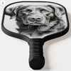 Chocolate Labrador Pickleball Paddle