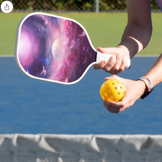 Planet Rebirth in a Mythical Galaxy Pickleball Paddle