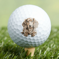 Dachshund in Tans Dog Golf Ball